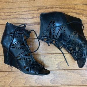 a.n.a Brand Black Wedges